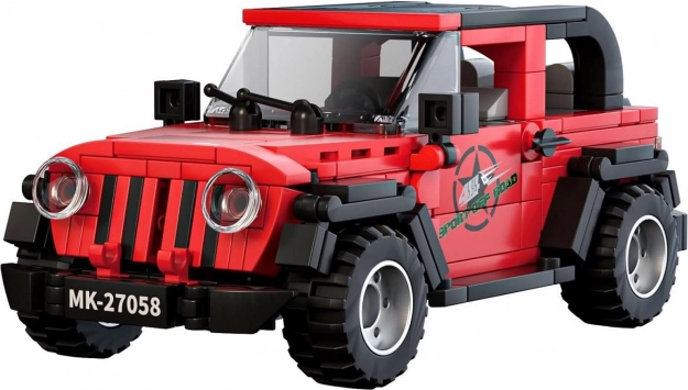 Kit de construction voiture 414 pièces rouge MOULD KING