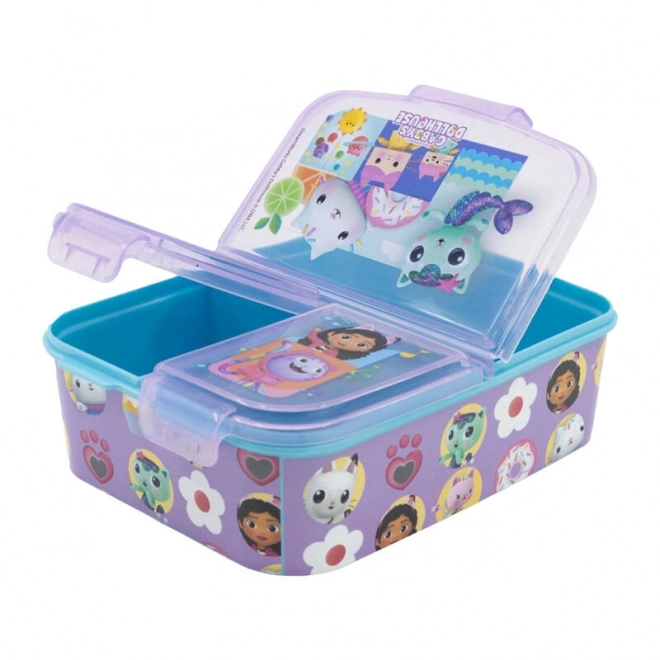 Boîte à déjeuner pour enfants STOR 21220 3 compartiments Gabby's Dollhouse (violet)
