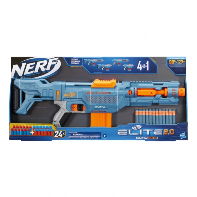 Pistolet Nerf Echo CS-10 avec accessoires