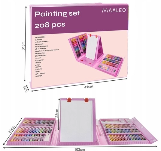 Set de peinture XXL 208 pièces