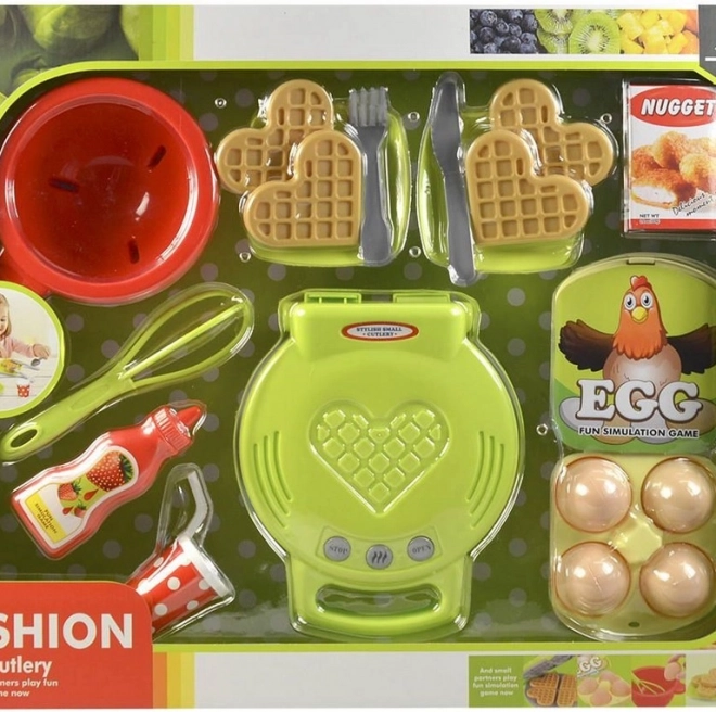 Ensemble de cuisine vert MaDe