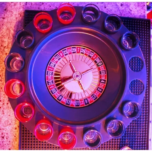 Ruleta de fête + verres à liqueur