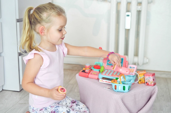 Caisse enregistreuse pour enfants Woopie avec scanner et accessoires