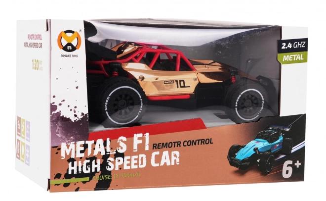 RACING 01 Voiture en métal dorée R/C