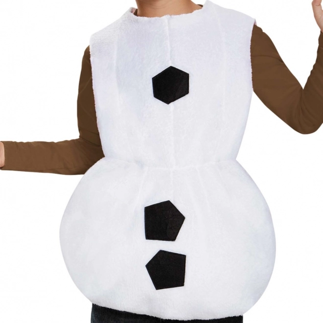 Tunique toute douce avec détails de bonhomme de neige