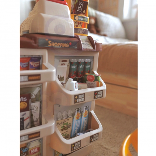 Supermarché avec chariot et accessoires Woopie