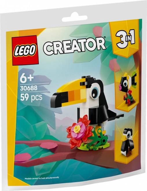 Kit de construction créatif Toucan tropical