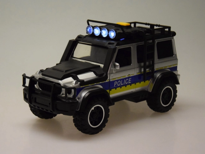 Voiture de police tout-terrain avec lumières et sons