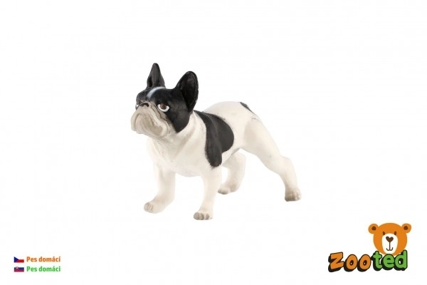 Chien domestique zooted plastique 6cm dans un sac