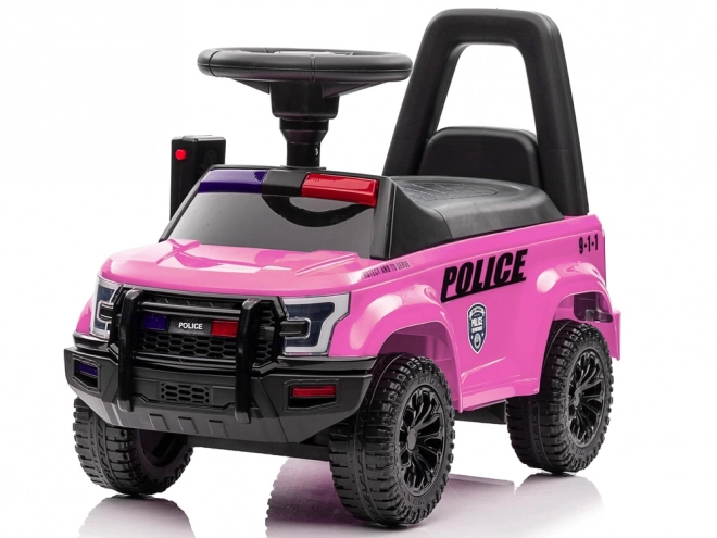 Trottinette Police rose pour enfants