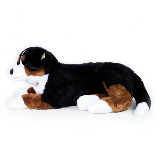 Grand chien en peluche bouvier bernois couché 89 cm ÉCOLOGIQUE