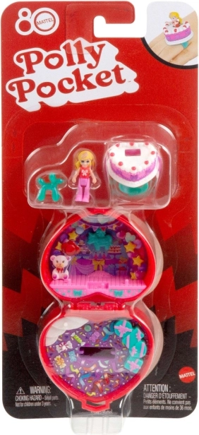 polly pocket coffret compact anniversaire des 80 ans de mattel avec bague