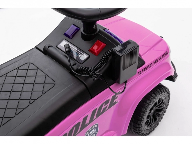 Trottinette Police rose pour enfants