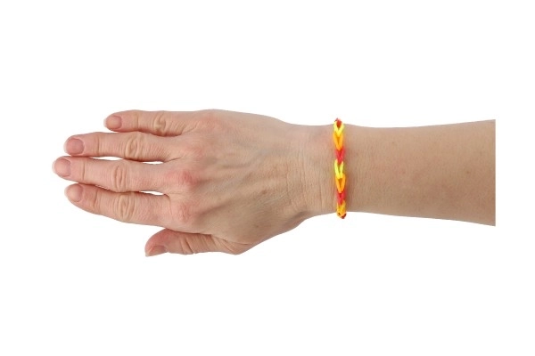 Crée ton propre bracelet - élastiques 600 pcs + accessoires + métier à tisser pour bracelets dans une boîte 27x13x4cm
