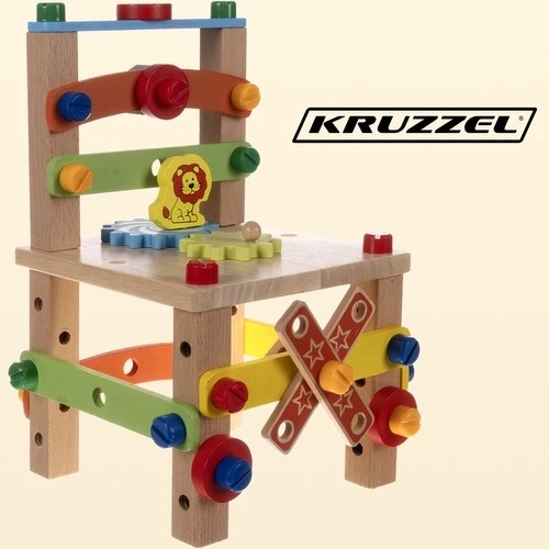 Chaise éducative en bois