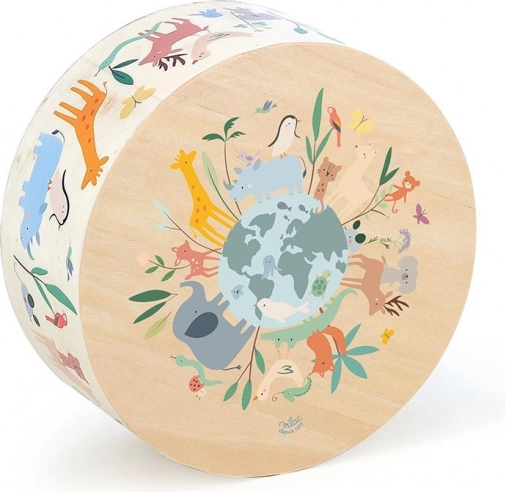 Vilac Cajón en Bois Animaux du monde