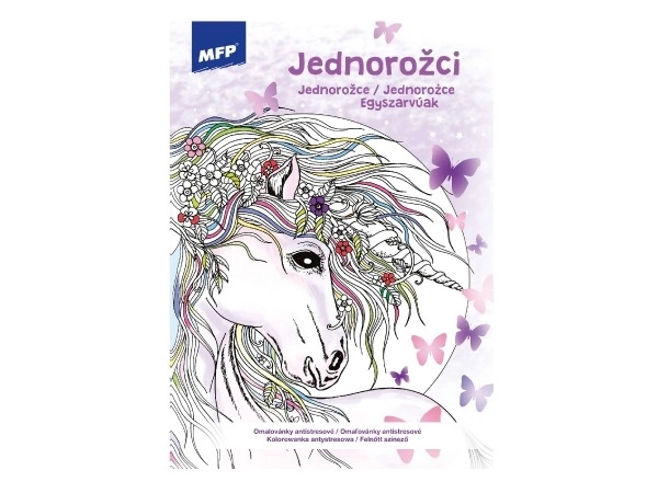 Coloriage antistress Licornes 21x29cm