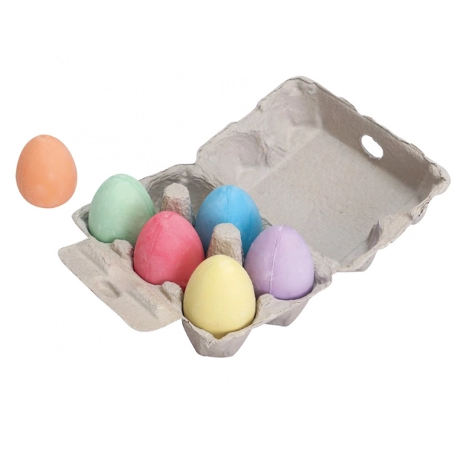 Ensemble de craies pastel en forme d'œufs de Bigjigs Toys