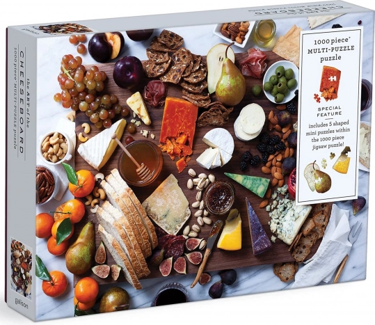 puzzle galison plateau de dégustation de fromages 1000 pièces