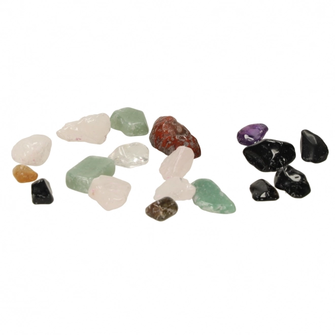Ensemble scientifique du petit archéologue avec minéraux 9 pcs