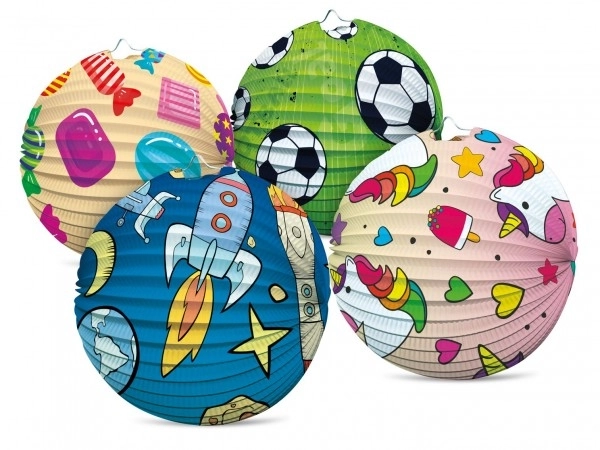 Lanterne en papier de carnaval