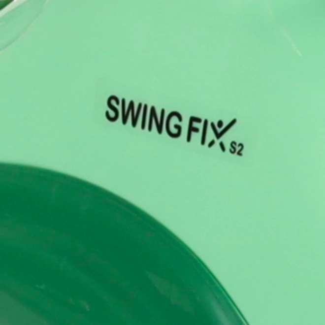 Jouet cavalier vert Swing Fix pour enfants