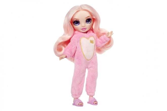 Marionnette Rainbow High Junior pour la Soirée Pyjama, Bella Rose