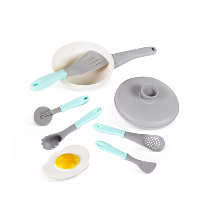 Ensemble de cuisine avec ustensiles