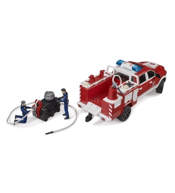 Bruder camion de pompiers RAM 2500 avec gyrophare lumineux et sonore