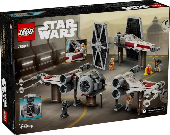 LEGO Star Wars 75393 Intercepteur TIE et X-wing - ensemble combiné