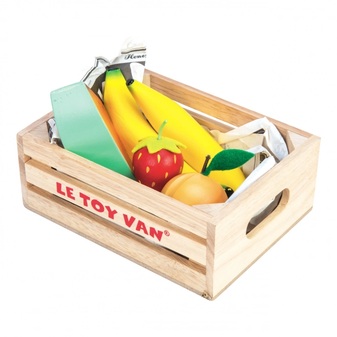 Le Toy Van Caisse avec fruits