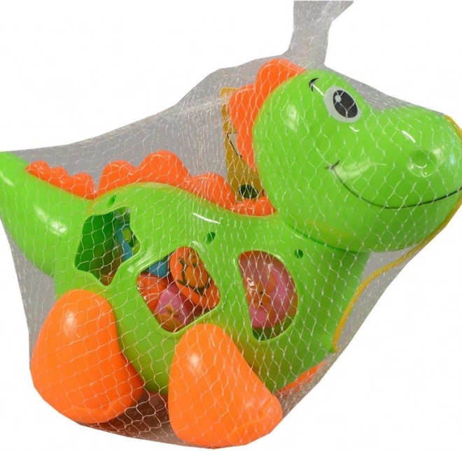 Dinosaure avec cubes 27 cm