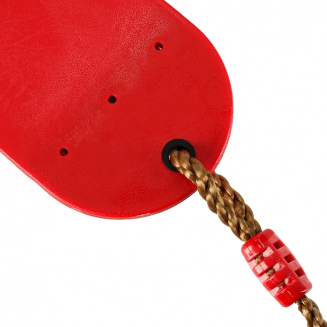 Balançoire de jardin pour enfants plate durable rouge