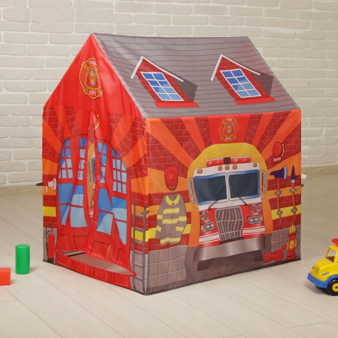 tente pour enfants station de pompiers iplay