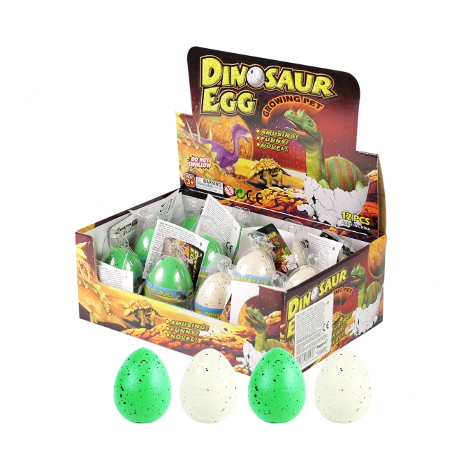 Dinosaure croissant dans un œuf