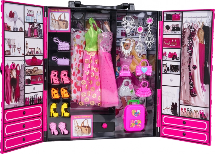 Garde-robe portable avec poignée