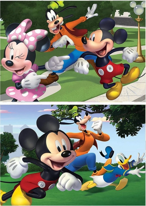 Puzzle Mickey et ses amis 2x48 pièces