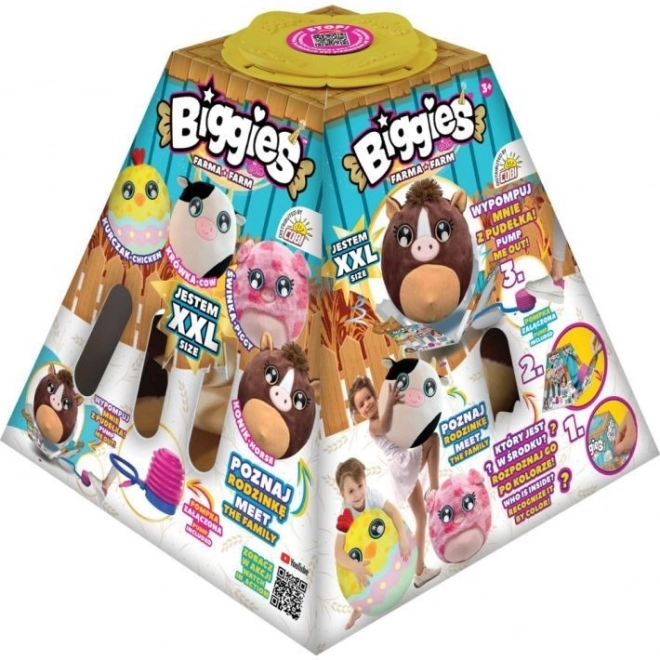 Biggies jouet gonflable XXL en forme de vache