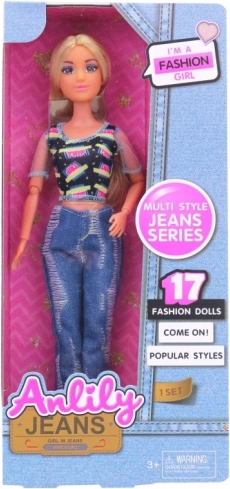 Poupée Lili en jean 30 cm