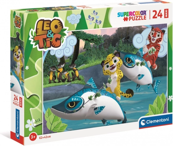 Motif joyeux LEO ET TIG