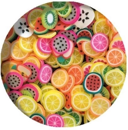 Joyeux confettis fruités pour un style unique