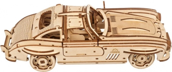 Puzzle mécanique en bois 3D Ugears Coupé Sport à Ailes