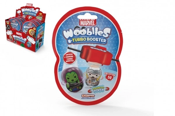 Personnages magnétiques Wooblies avec turbo lanceur - 4 cm