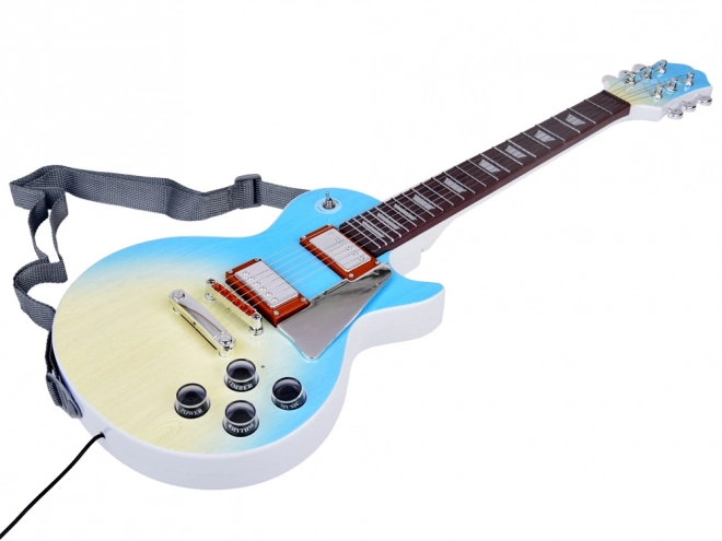 Guitare électrique avec microphone et amplificateur pour enfants Karaoké
