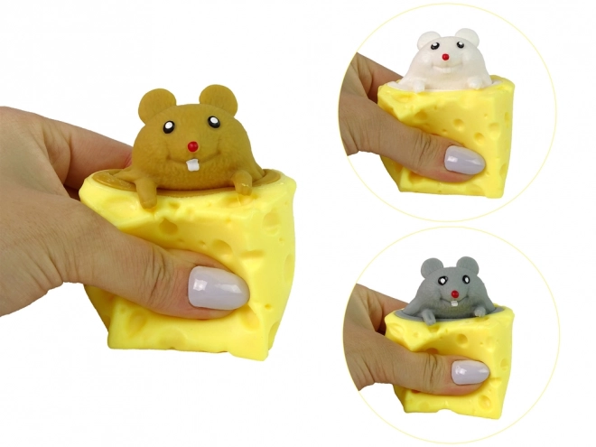 Souris Sensorielle Squishy Fromage Pop It