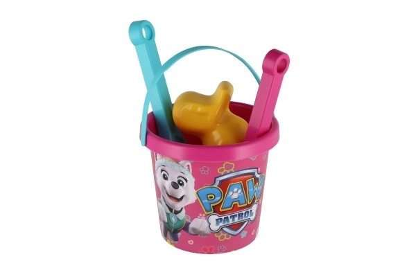 Ensemble de jouets pour le sable 5 pièces plastique Paw Patrol / Pat'Patrouille rose dans un filet 12x22x12cm 12m+ Wader