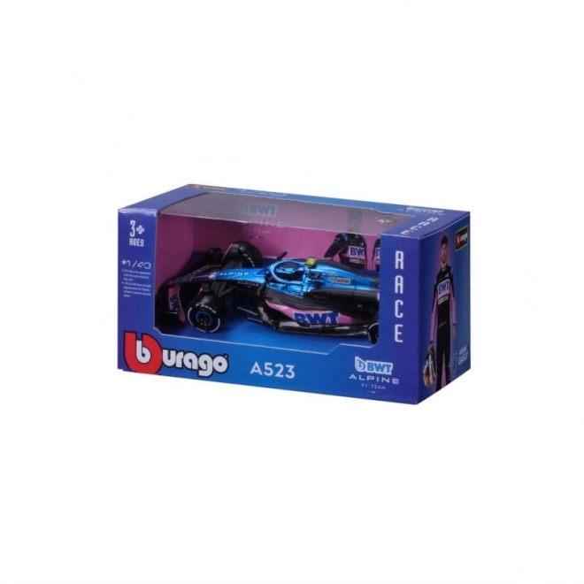 Bburago 1:43 COURSE Formule F1 - BWT Alpine F1 Équipe A523 (2023) #10 (Pierre Gasly)