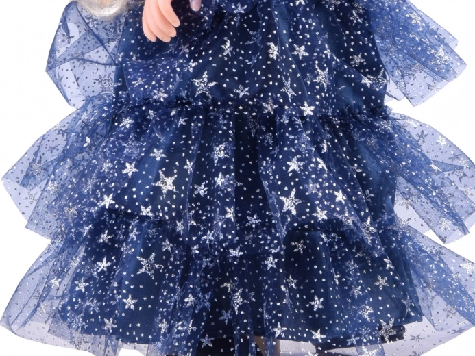 Robe de bal scintillante avec étoiles
