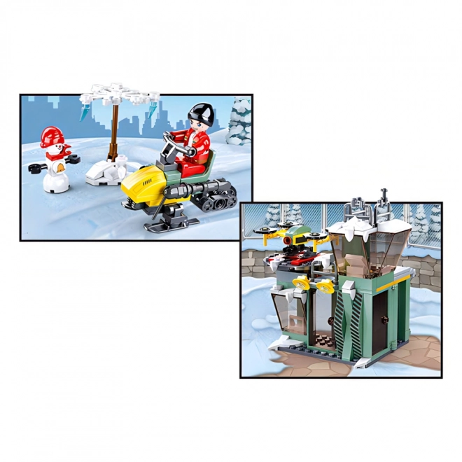 Sluban Sauveteurs d'hiver M38-B0953 Base de secours