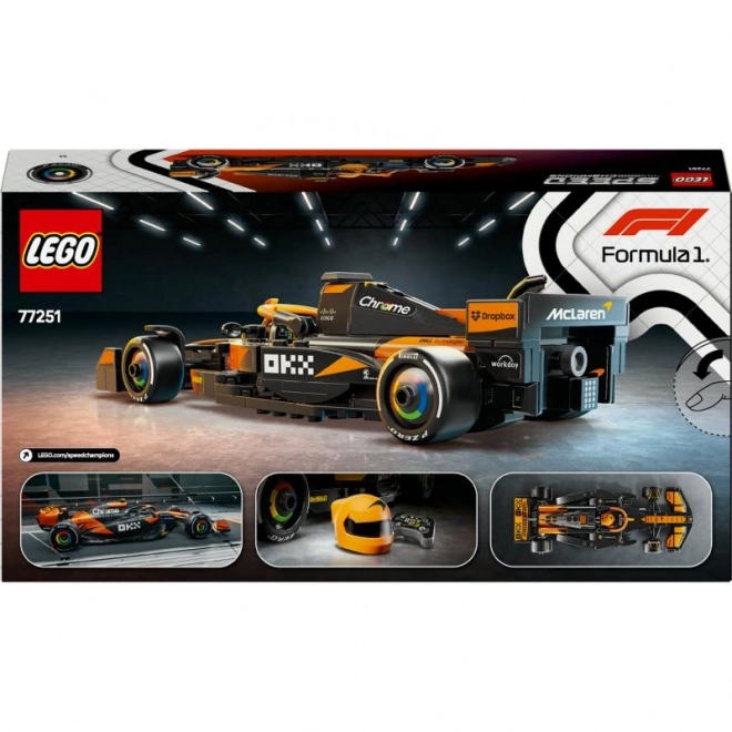 LEGO® Speed Champions 77251 Voiture de course de l'équipe McLaren F1® MCL38